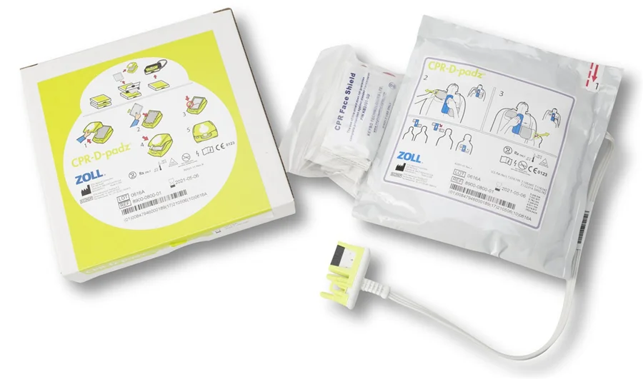 Zoll CPR-D-Padz One-Piece Electrode Pads for Zoll AED Pro and AED Plus